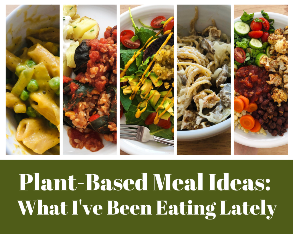 Plant-Based Meal Ideas: What I've Been Eating Lately