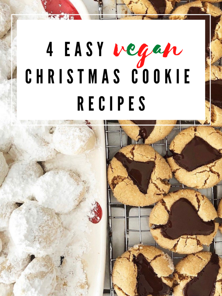 4 Easy Go-To Vegan Christmas Cookie Recipes