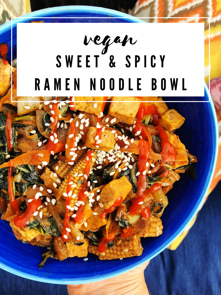 Vegan Sweet & Spicy Ramen Noodles