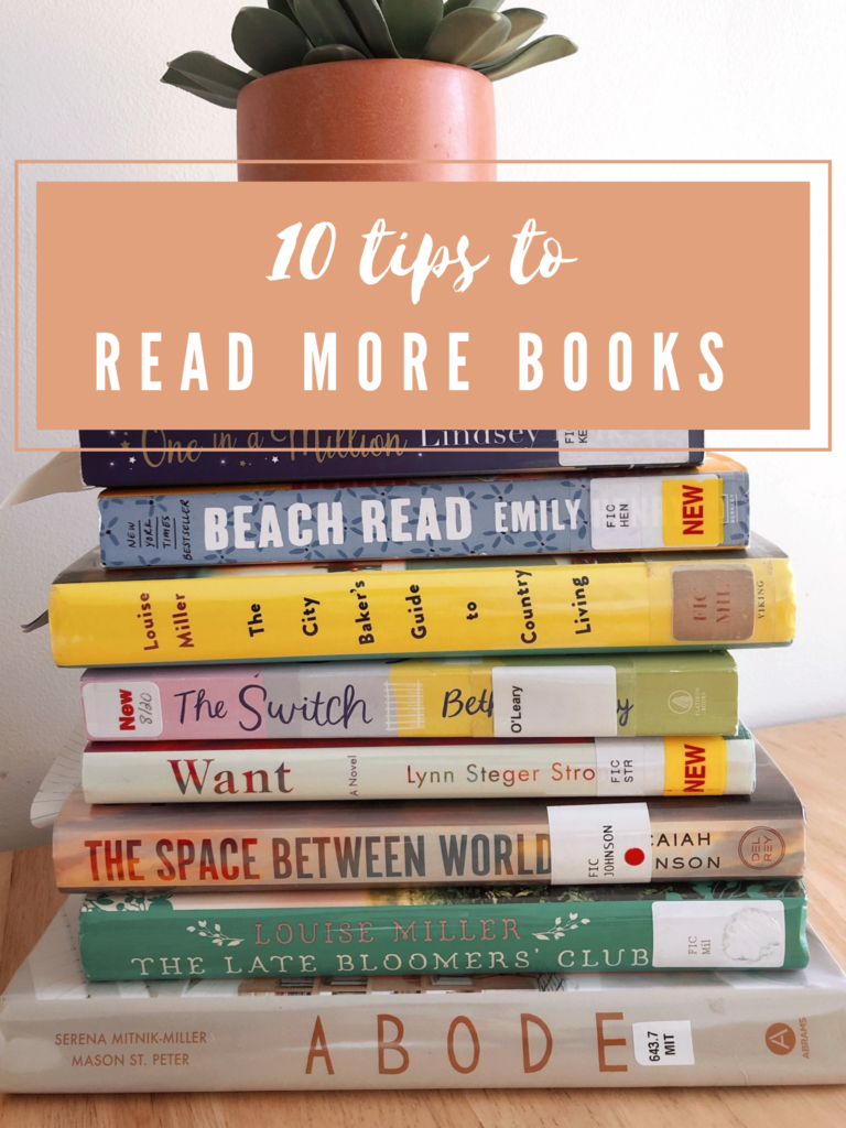 10 Tips to Read More Books