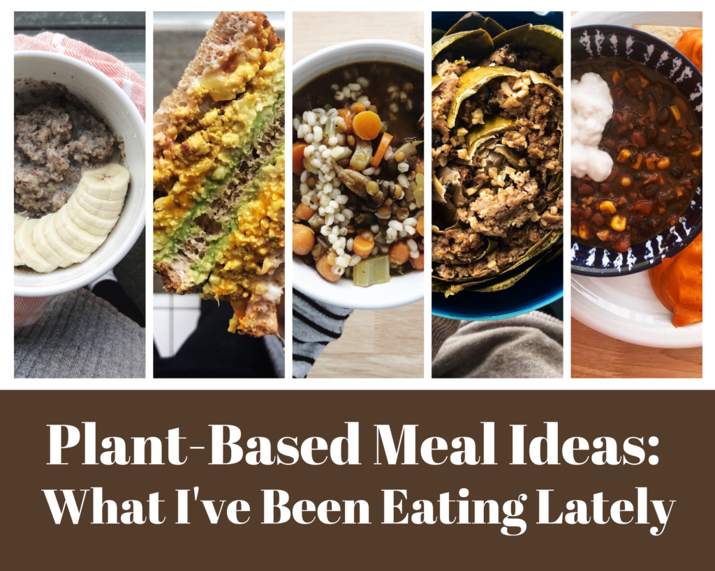 Plant-Based Meal Ideas: What I've Been Eating Lately 