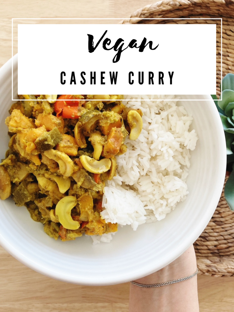 Vegan cashew curry