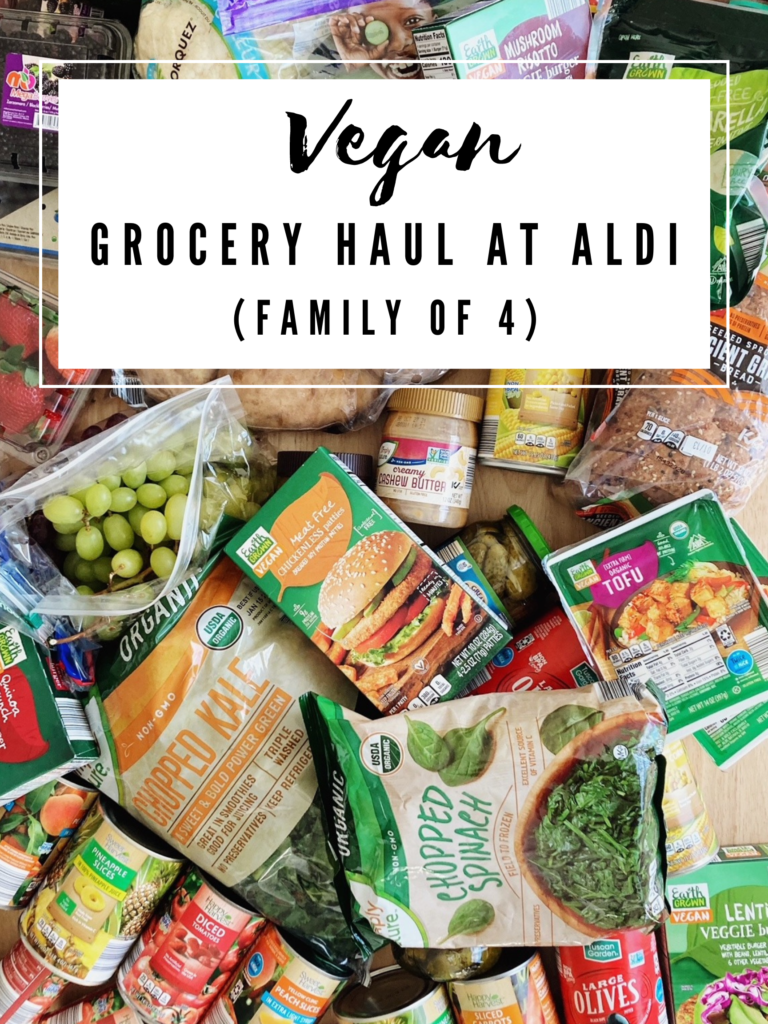 Vegan ALDI Grocery Haul (Family of 4)