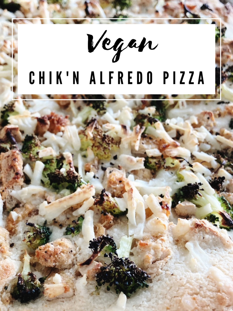 Vegan Chik'n Alfredo Pizza 