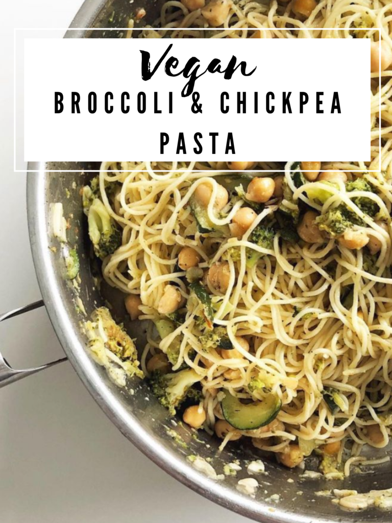 Broccoli and Chickpea Pasta