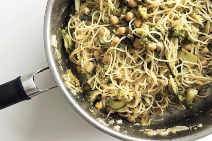 Broccoli and Chickpea Pasta