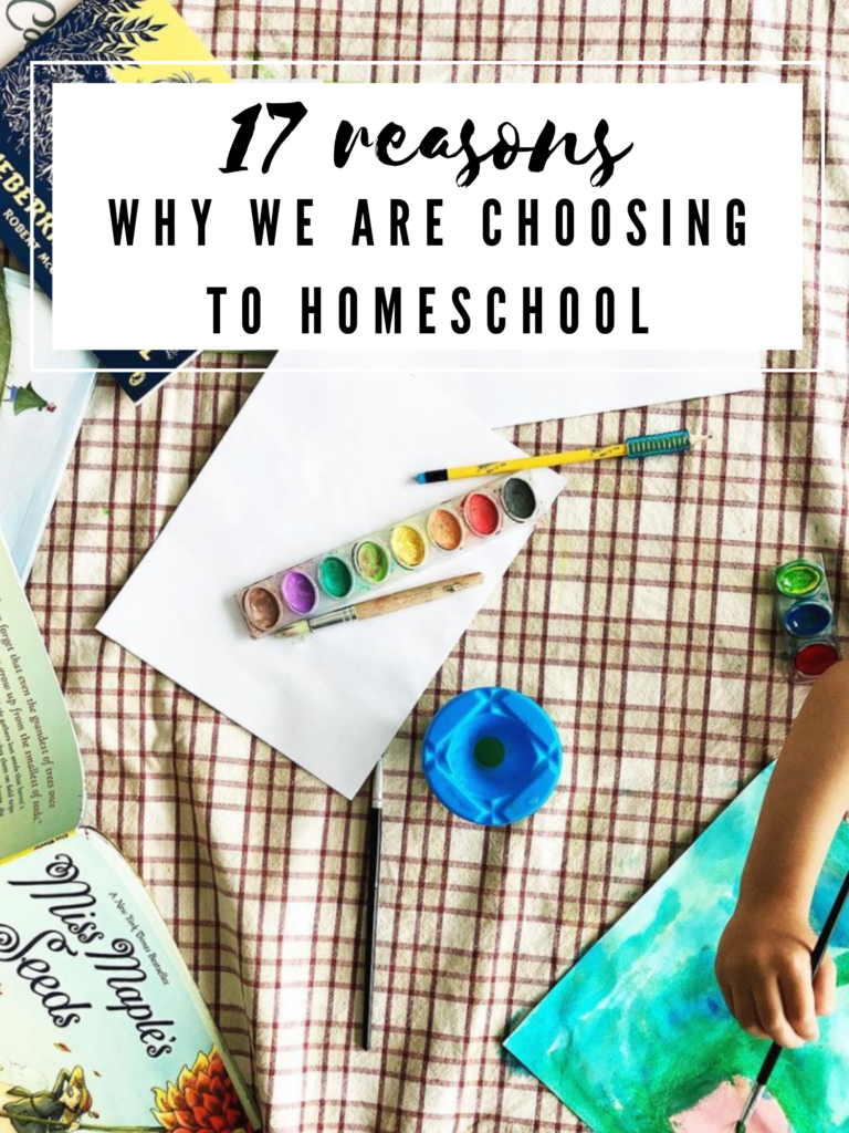 Why We Are Homeschooling