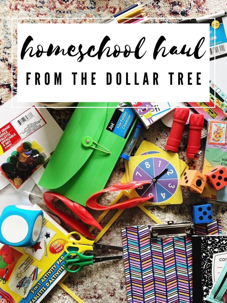 Pre-K Dollar Tree Haul for Homeschool