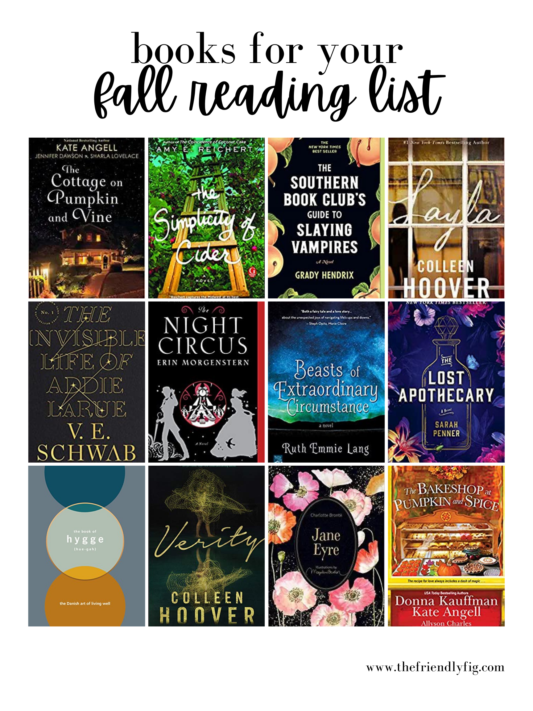 Fall Reading List & Recommendations