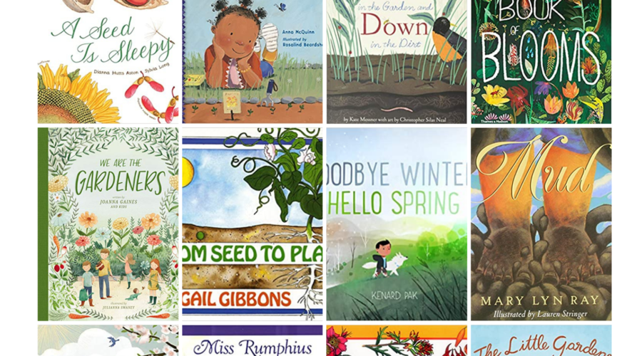 Homeschool Book Haul: Spring, Seeds, Flowers, and Dirt Theme