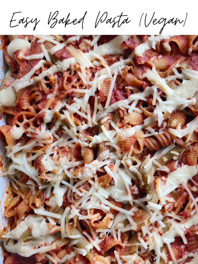 Easy Baked Pasta (Vegan)