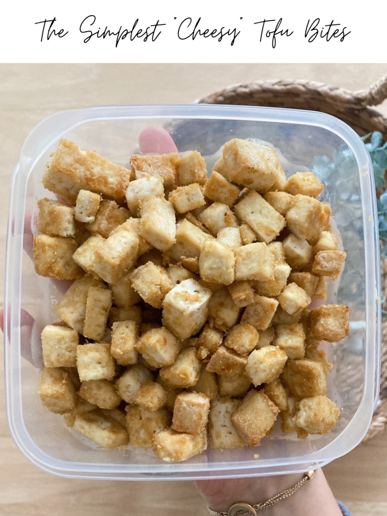 The Simplest "Cheesy" Tofu Bites