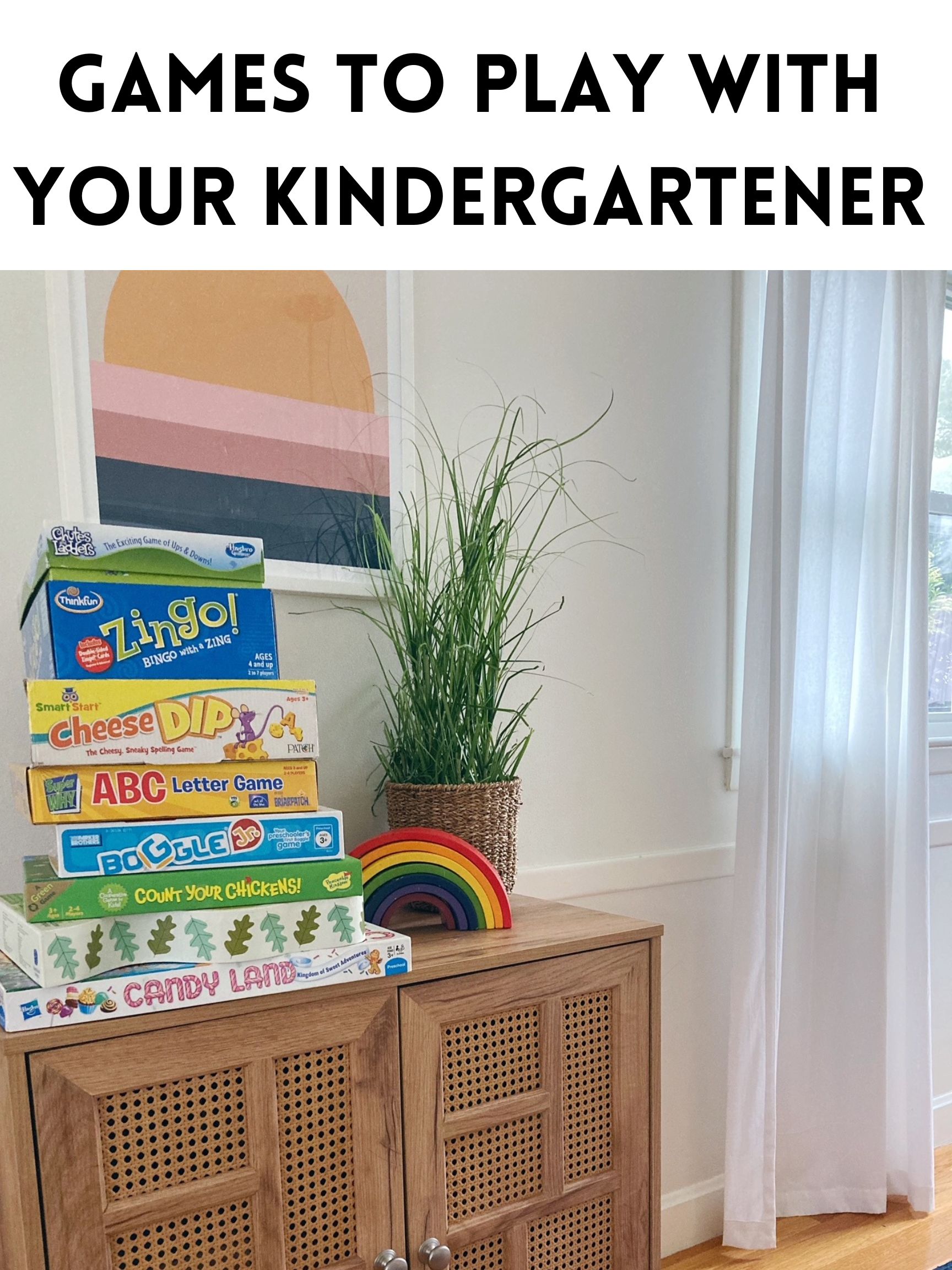 Pre-K & Kindergarten Gameschooling: Games We Love