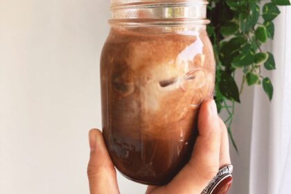 Iced Oat Milk Mocha Latte