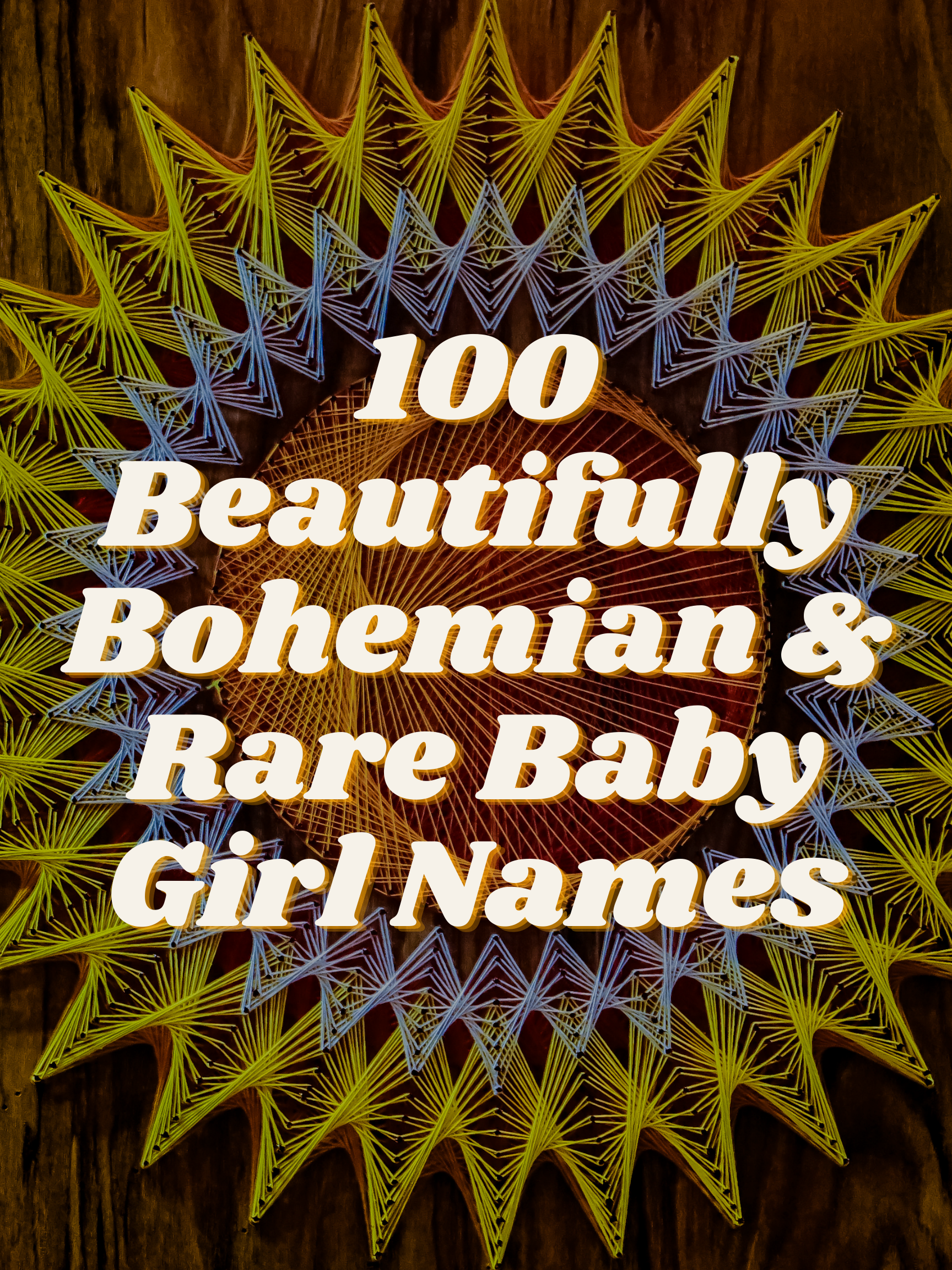 Bohemian Rare Baby Names