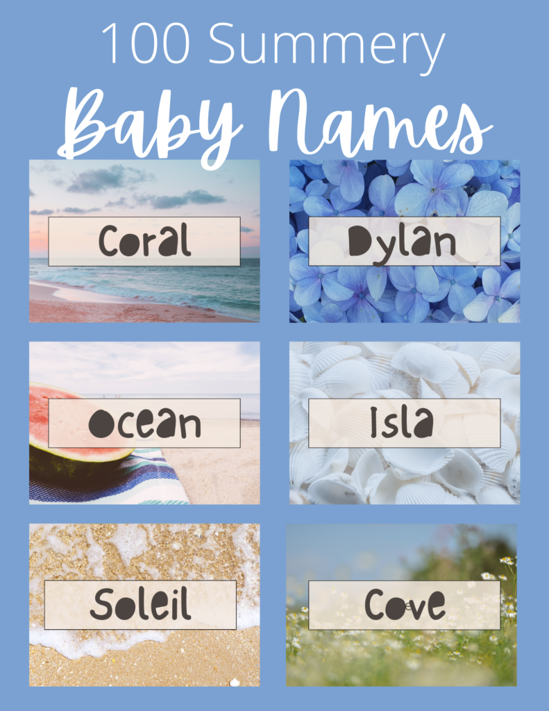 Summer Inspired Baby Names