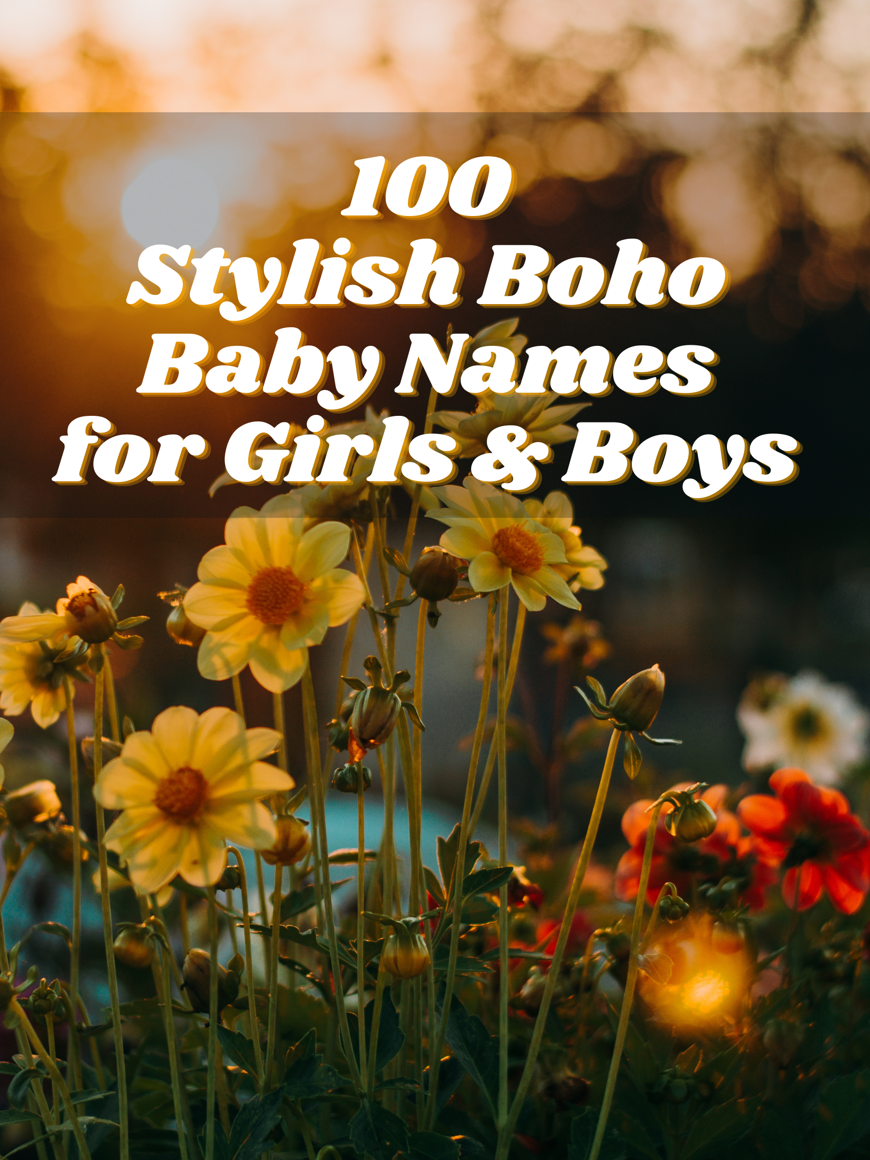 100 Stylish Boho Baby Names for Girls & Boys