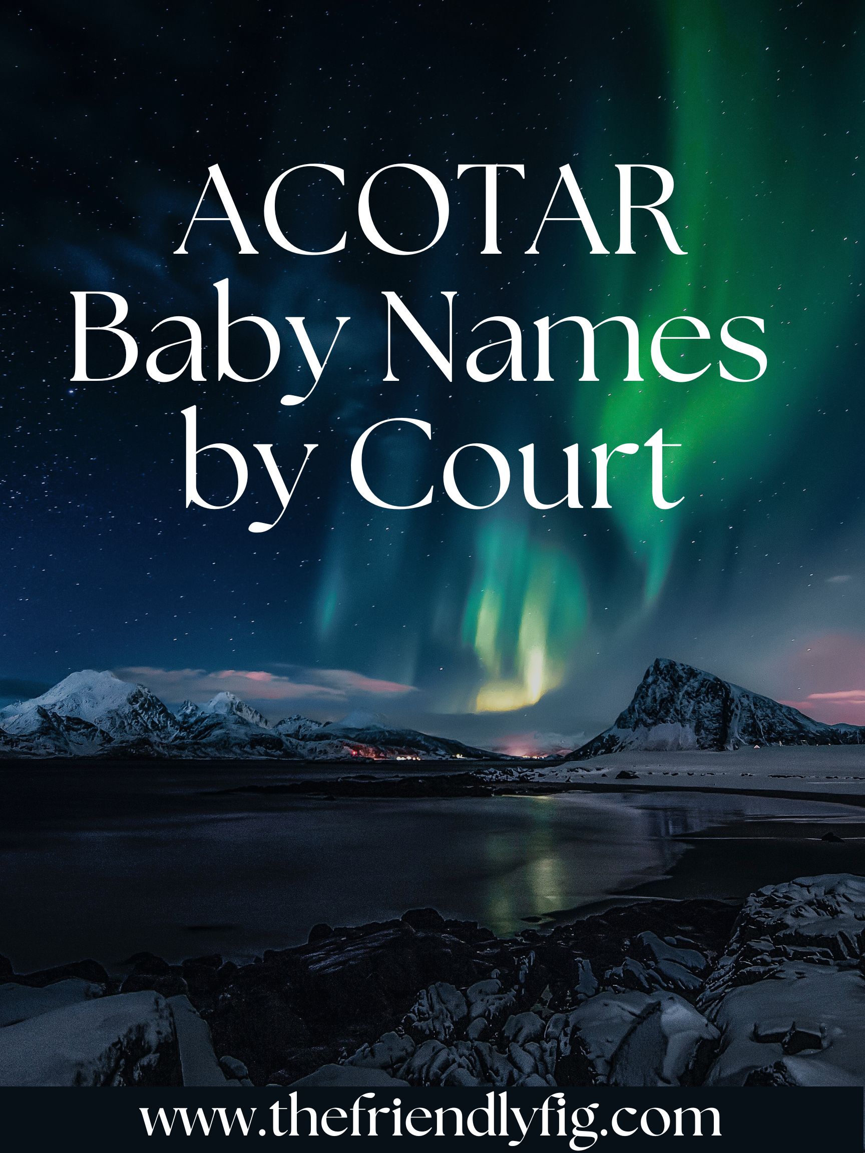 ACOTAR baby names