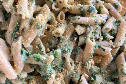 Cream of Spinach Pasta