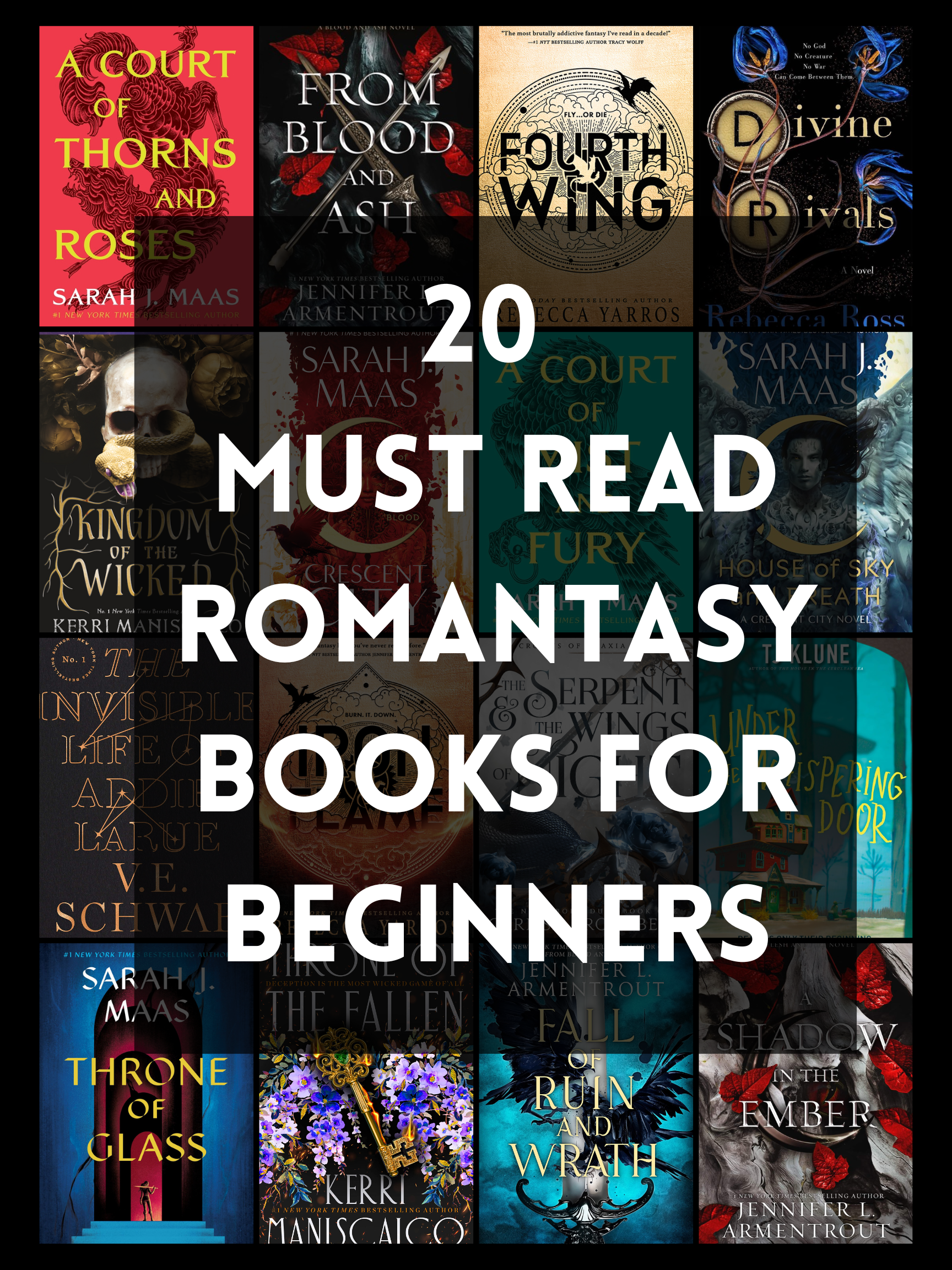 20 MUST READ Romantasy Books for Beginners