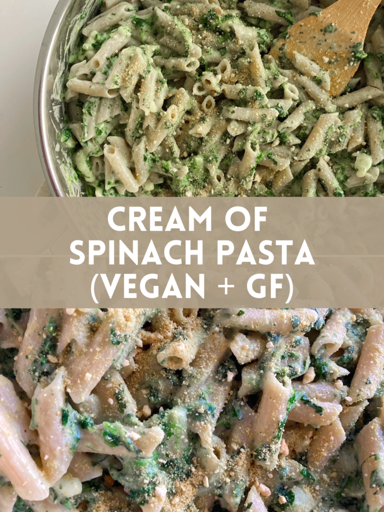 Cream of Spinach Pasta 