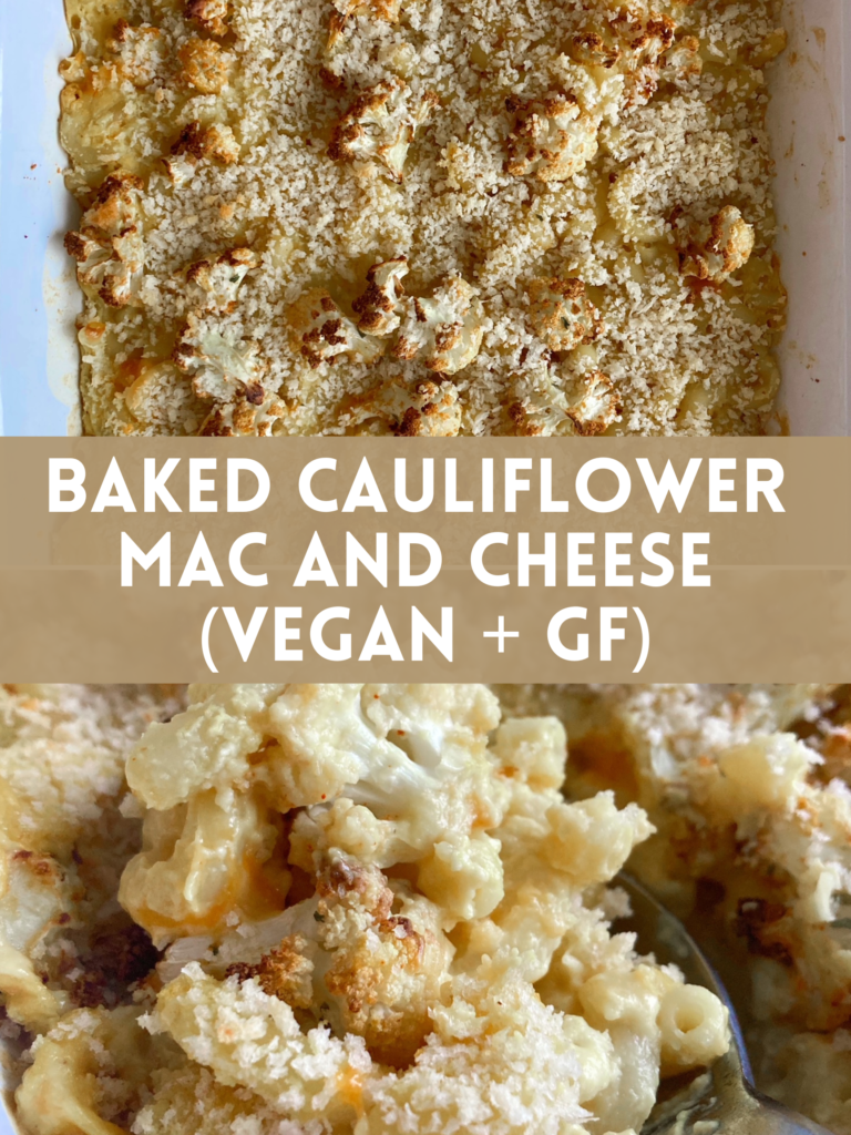 Baked Cauliflower Mac and Cheese