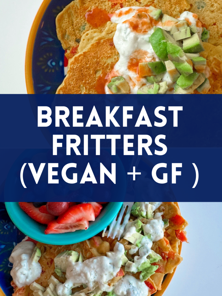 Vegan & Gluten Free Breakfast Fritters