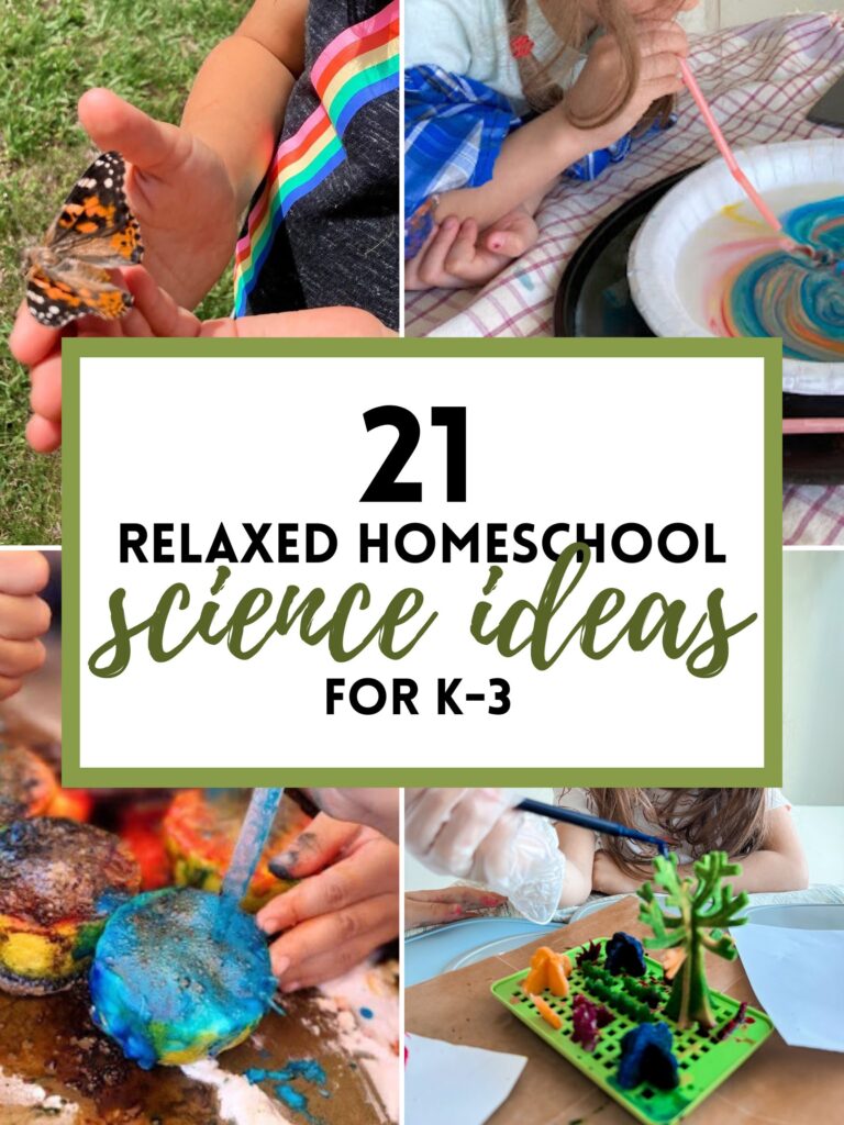 Relaxed homeschool Science Ideas 