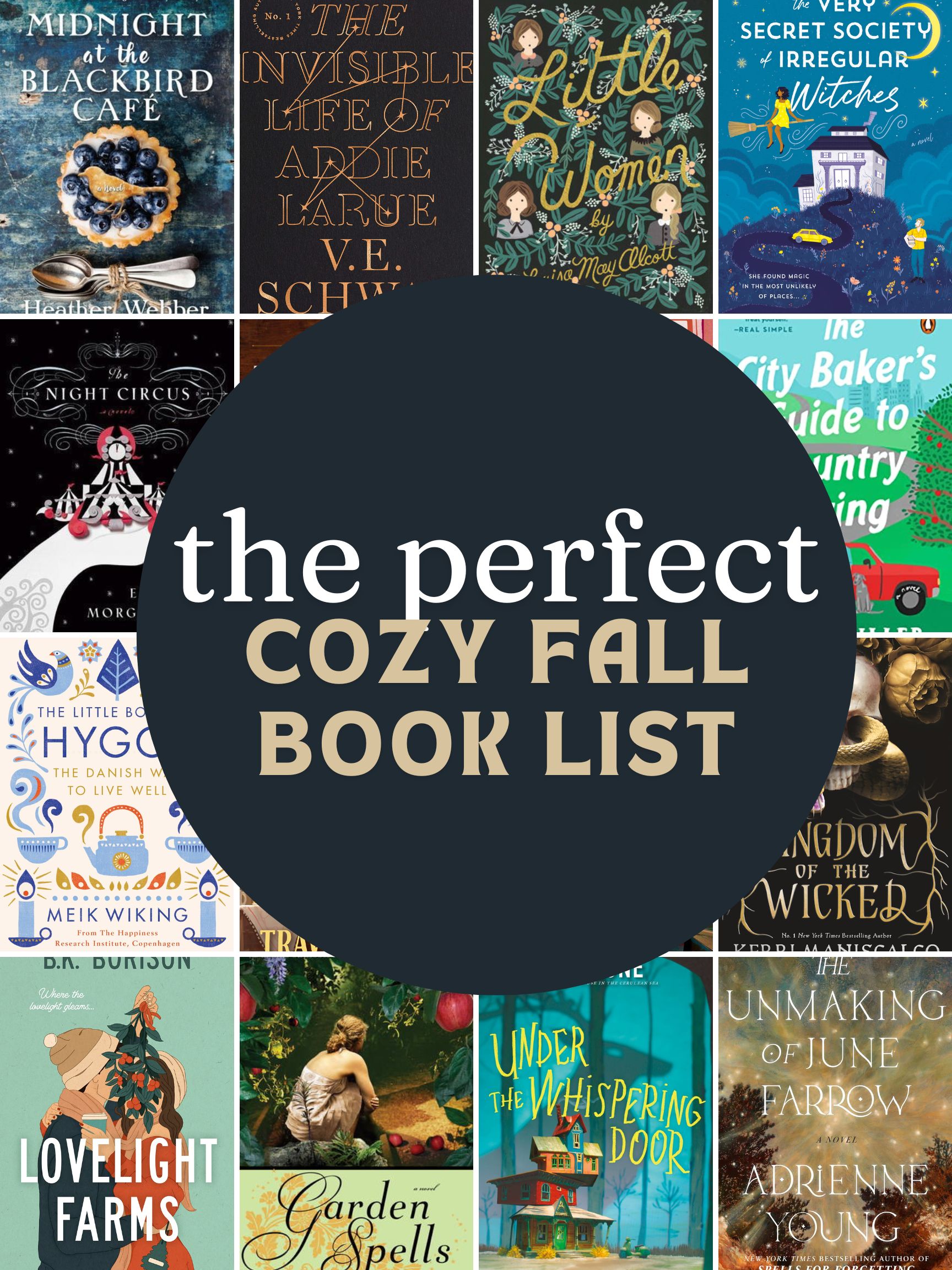 cozy reading list