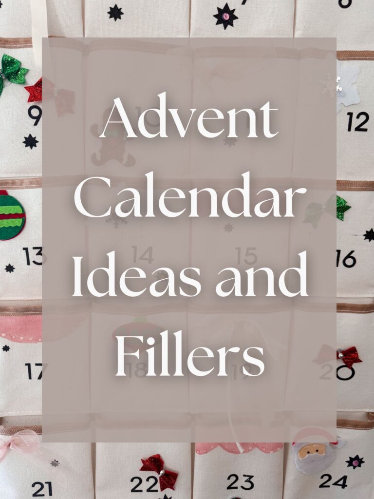 Advent Calendar Ideas and Fillers (7YO & 5YO)