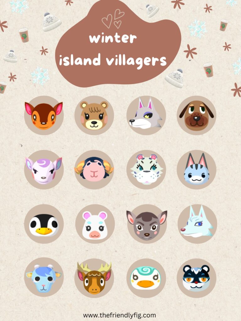 acnh winter island villagers