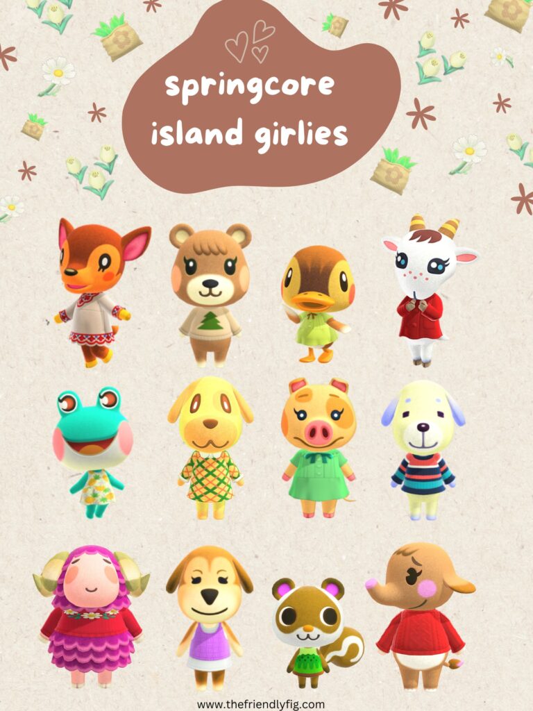 acnh spring island villagers