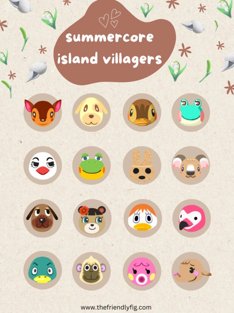 acnh summer island villagers