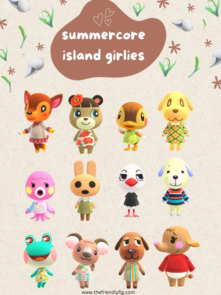 acnh summer island villagers