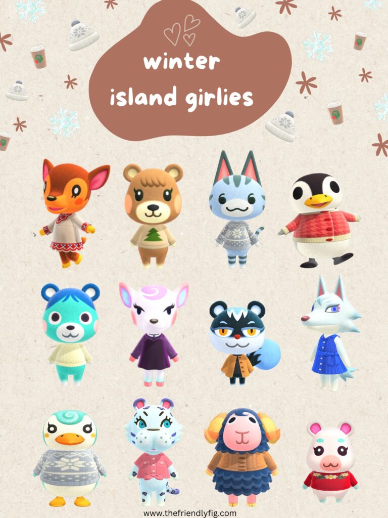 acnh winter island villagers