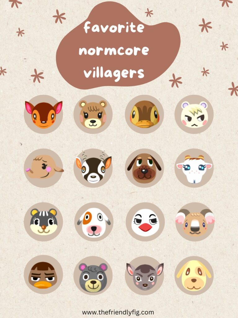 acnh normcore villagers