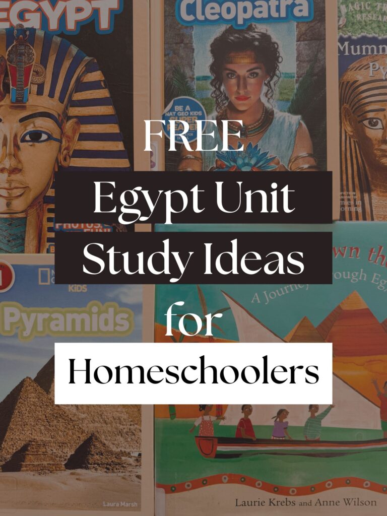 FREE  Egypt Unit  Study Ideas for Homeschoolers