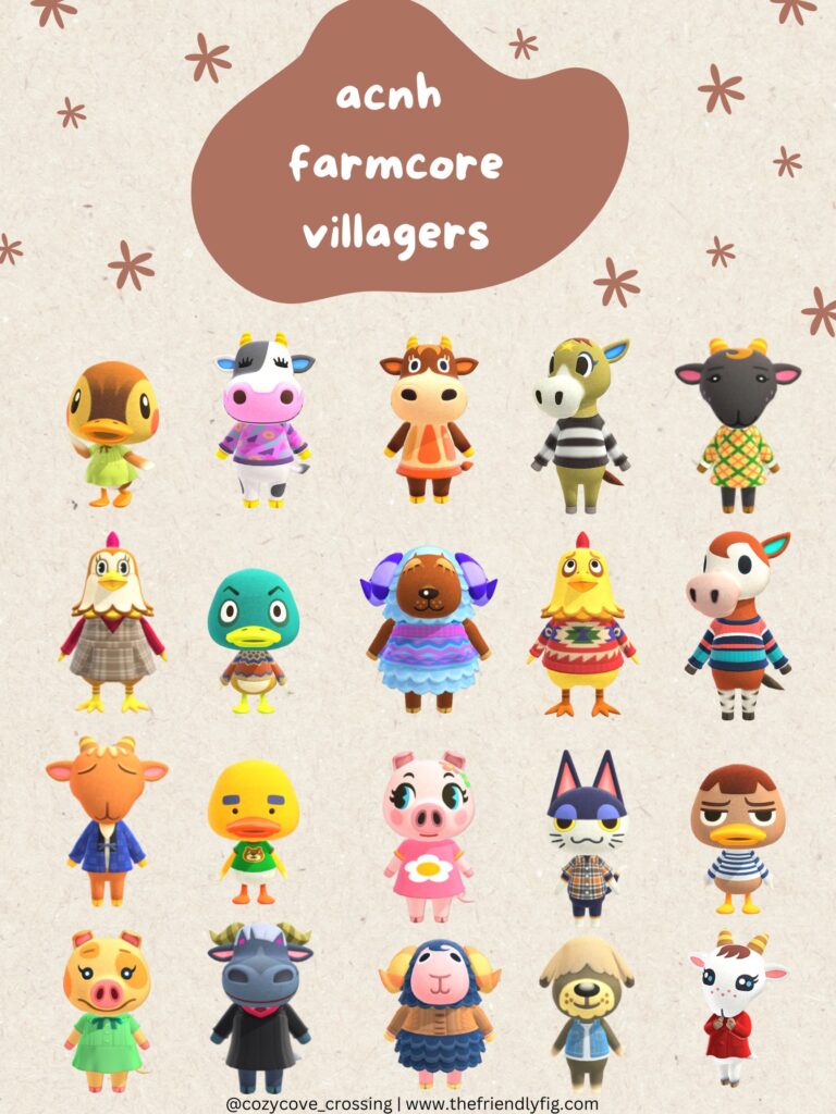 ACNH Farmcore Villagers