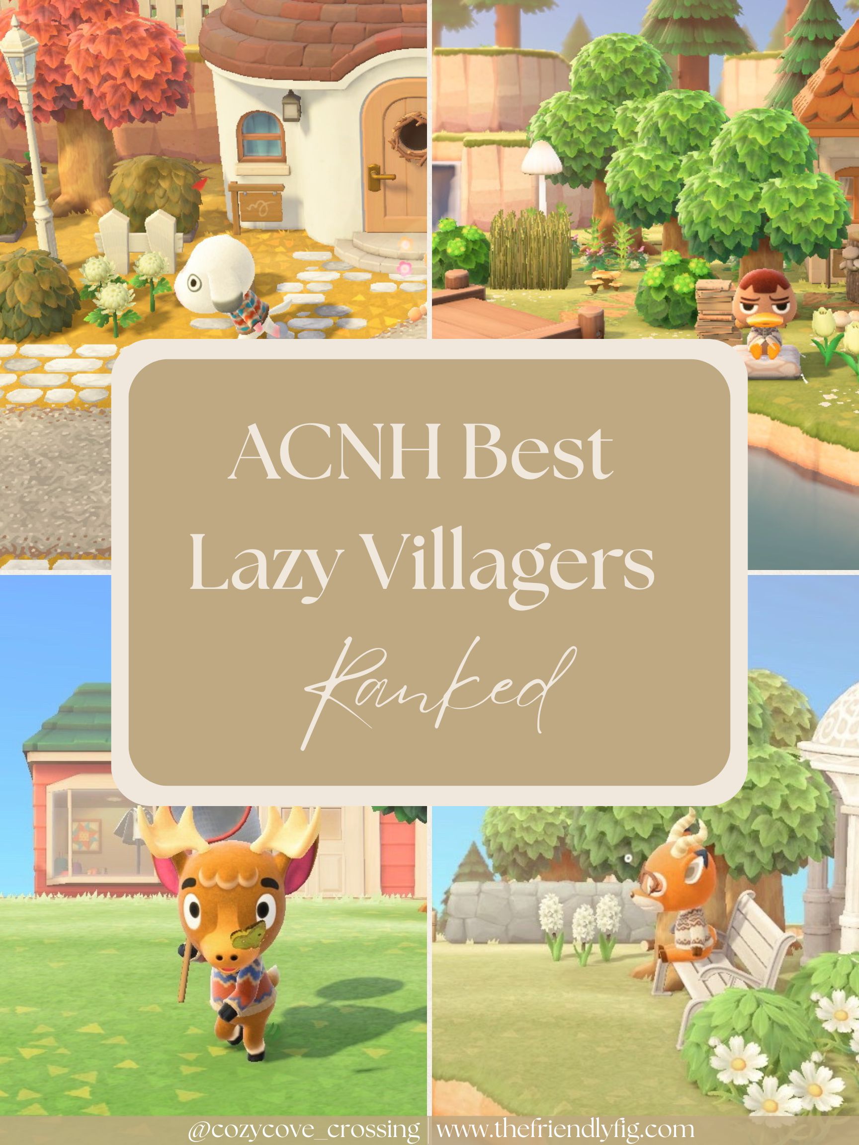 ACNH Best Lazy Villagers Ranked
