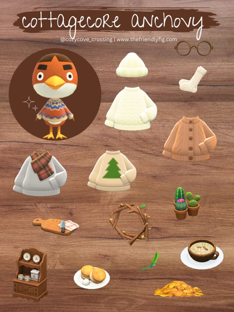 ACNH Anchovy Cottagecore Guide