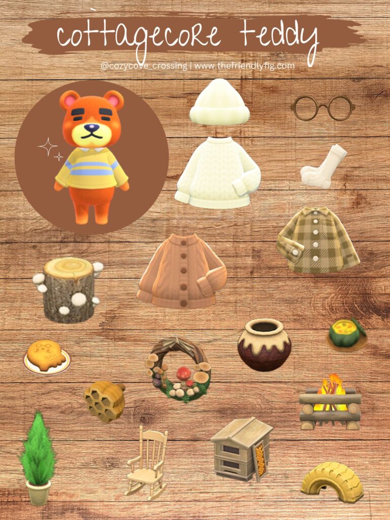 ACNH Teddy Cottagecore Guide