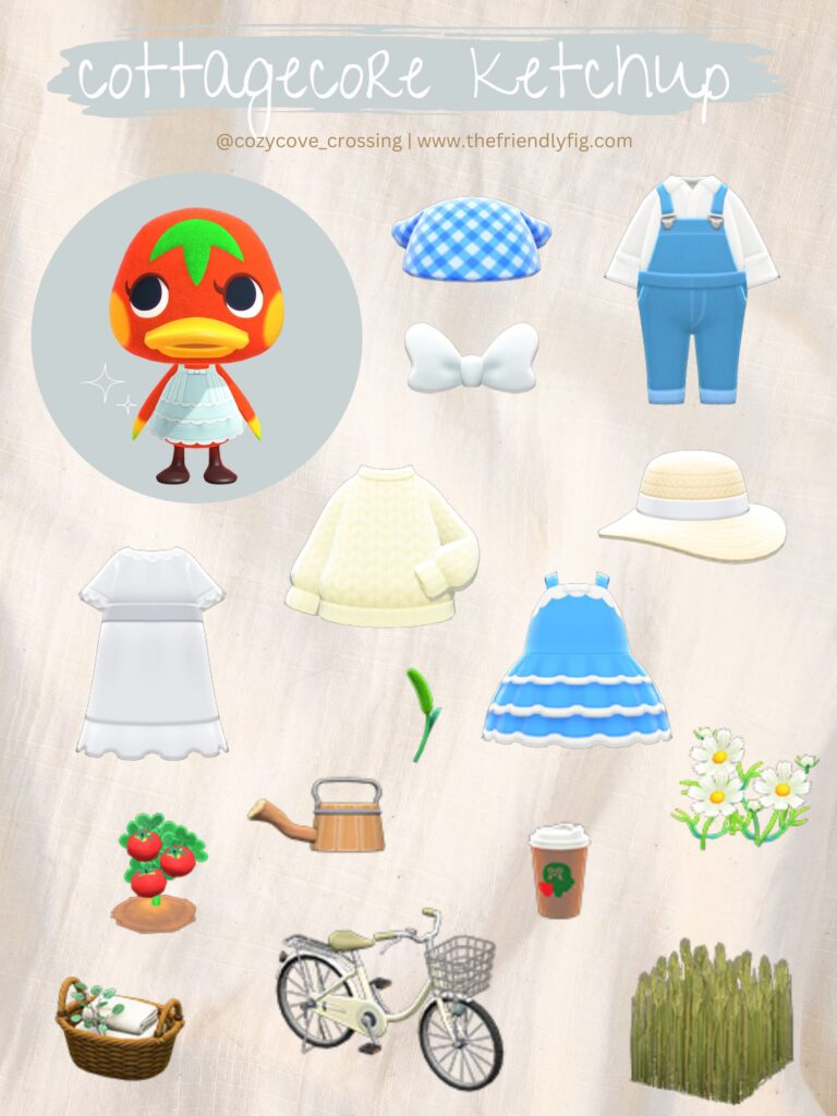 ACNH Ketchup Cottagecore Guide