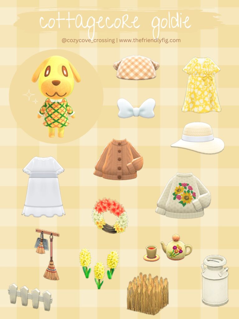 ACNH Goldie Cottagecore Guide