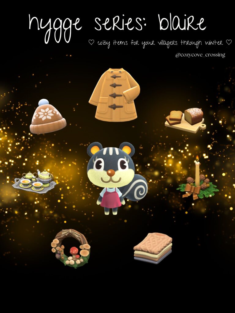 ACNH Villager Gift Guides: Hygge Blaire