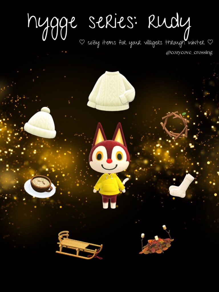 ACNH Villager Gift Guides: Hygge Rudy