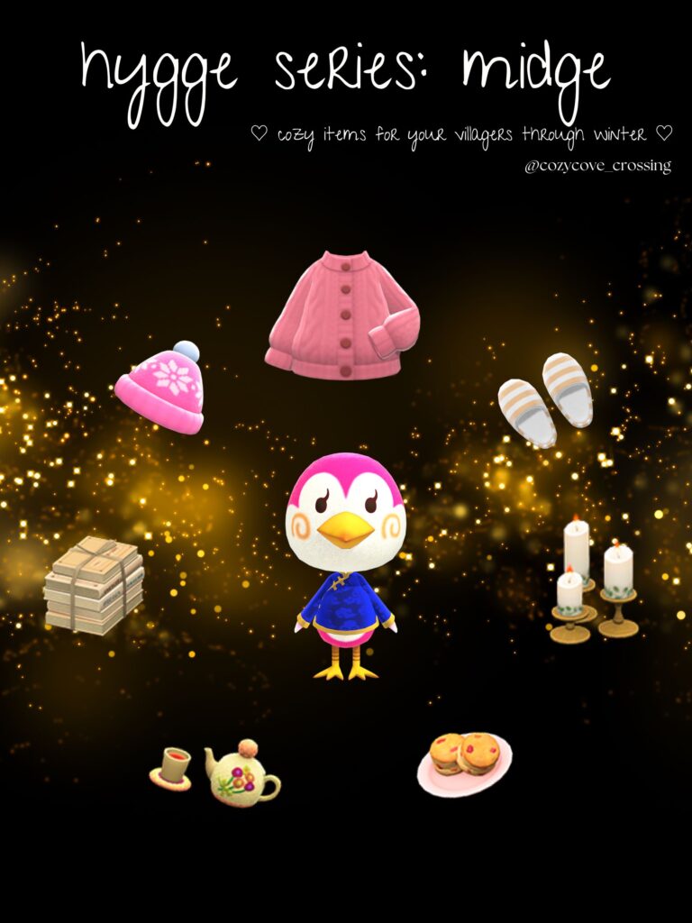 ACNH Villager Gift Guides: Hygge Midge