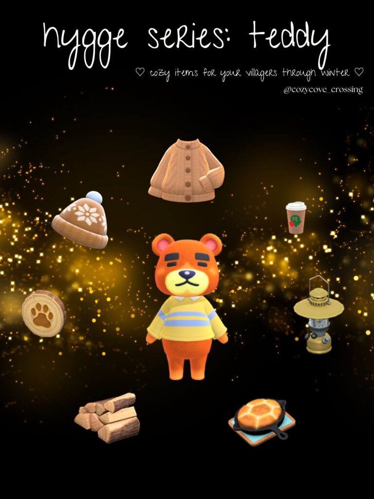 ACNH Villager Gift Guides: Hygge Teddy