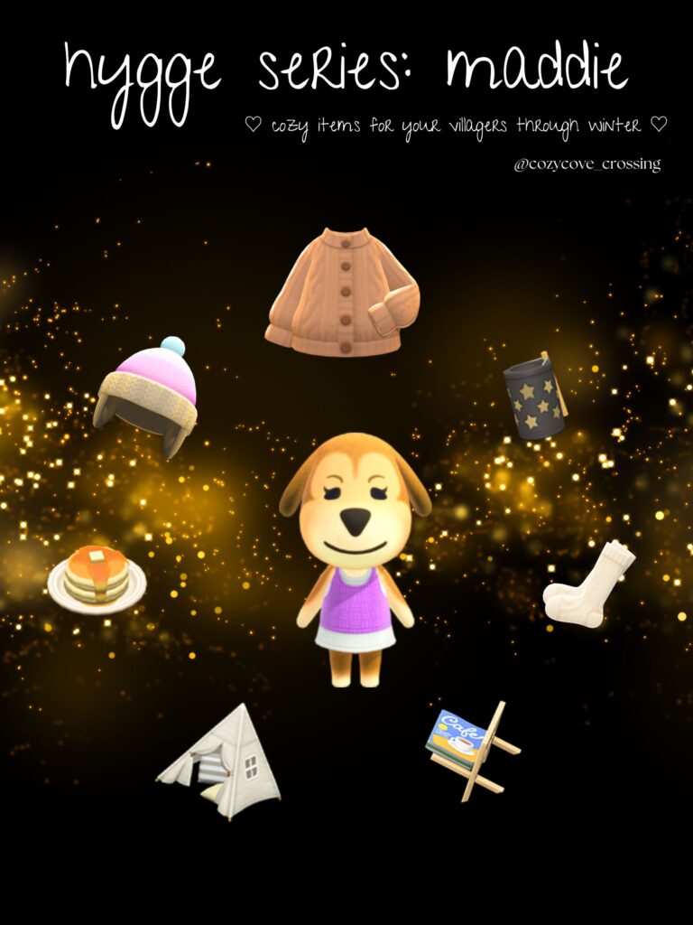 ACNH Villager Gift Guides: Hygge Maddie