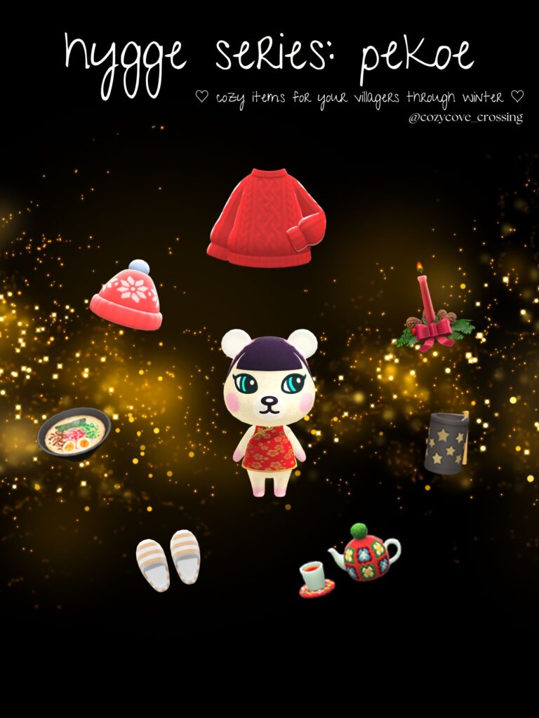 ACNH Villager Gift Guides: Hygge Pekoe