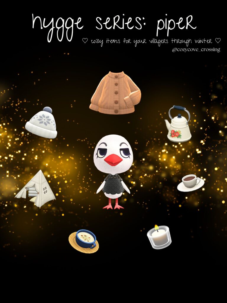 ACNH Villager Gift Guides: Hygge Piper